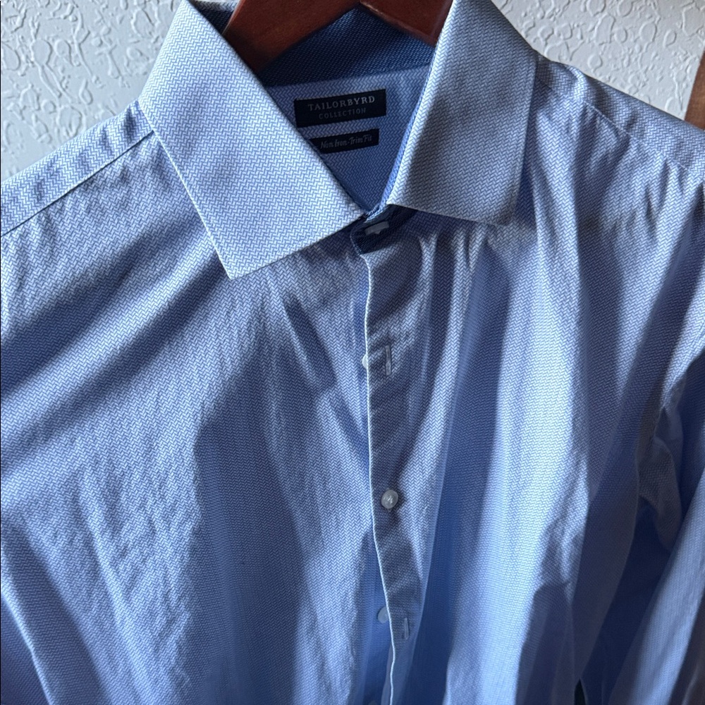 Tailorbyrd Men's Sky Blue Dress Shirt
